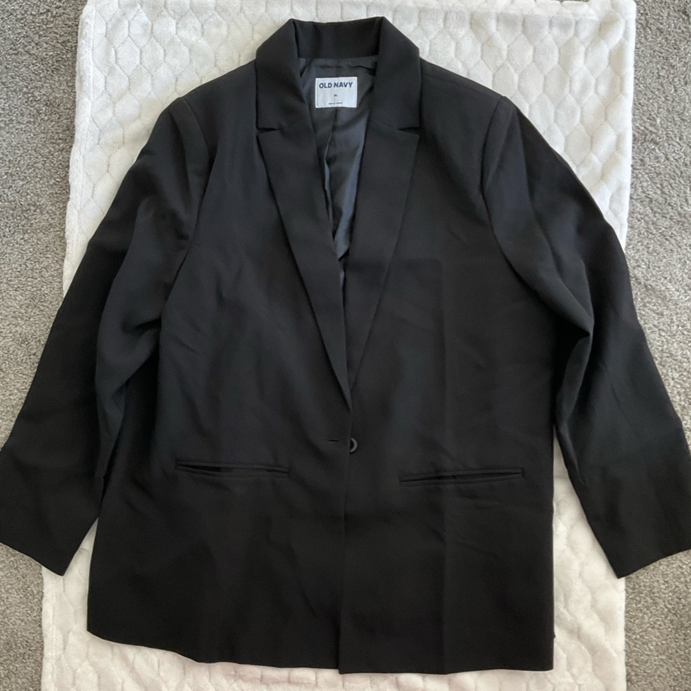 Old Navy Black Women's Blazer Jacket